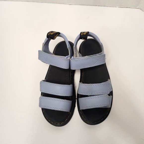 Doc Martens Sandals Klaire J Sandals Girl's Size 3 Blue Adjustable Straps - Picture 6 of 8